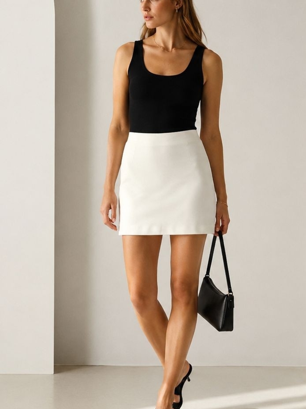 Wolford Baily Mini Skirt NWT White EU 36 / US 4